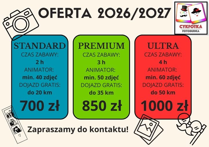 Cennik Oferta 2026/2027 CYKFOTKA